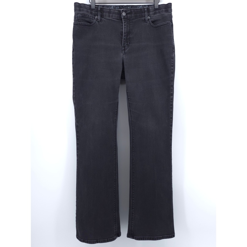 Levis Womens Jeans 525 Perfect Waist 16 Black Bootcut Stretch Denim